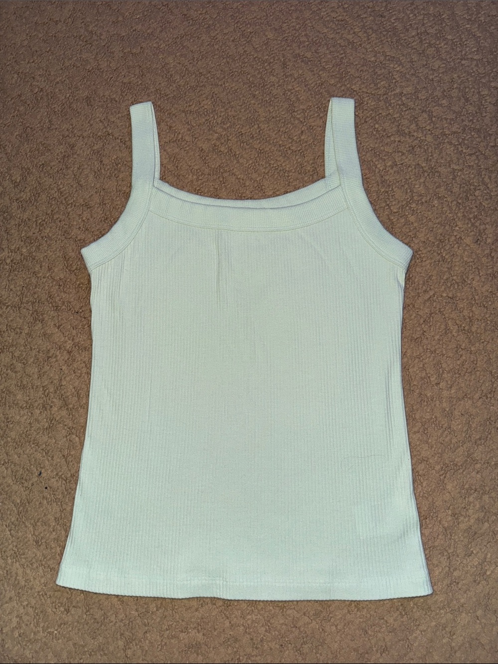 American Eagle Seafoam Green Ribbed Tank Top